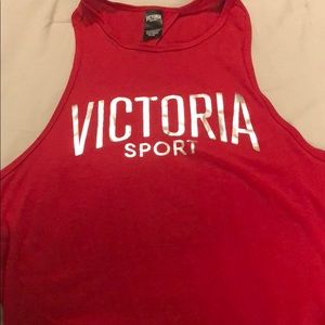 Victoria Secret sport open back shirt